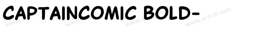 CaptainComic Bold字体转换